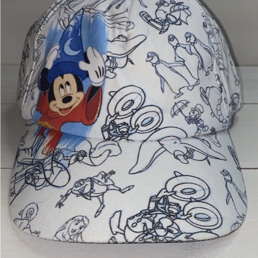 Brand New Disney Parks Ink And Paint Sorcerer Mickey Mouse Youth Hat/ Cap